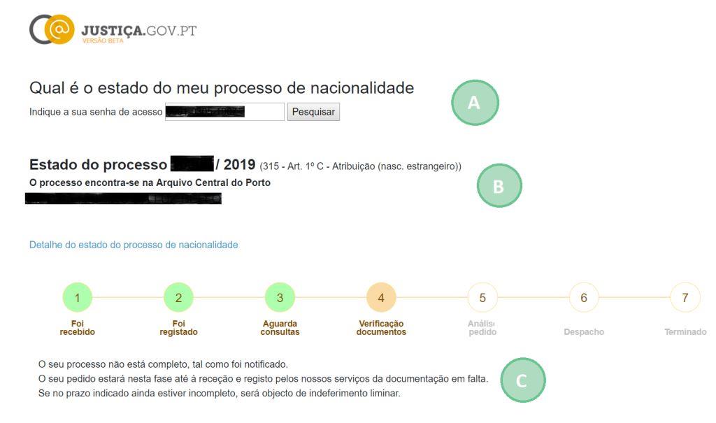 Consultar Processo de Cidadania Portuguesa Online
