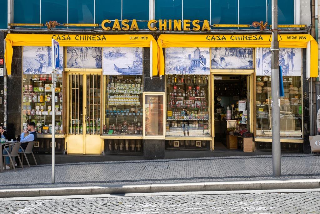 Loja Histórica Casa Chinesa - Fonte: Câmara Municipal do Porto