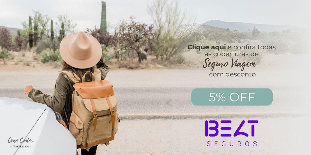 Belt Seguros viagem Desconto cinco cantos